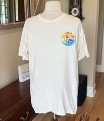 Comfort Colors Beach Tee Shirt Mens Medium Womens Short Sleeve Beige