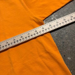 Y2K 2000s Nike Box Logo Orange Graphic T-Shirt