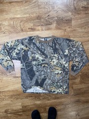 Vintage Mossy Oak Ace Sportswear Shirt Mens 2XL Break-Up Camo Made USA 90s