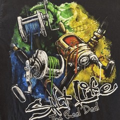 Salt Life The Reel Deal Small T-Shirt Black Short Sleeve