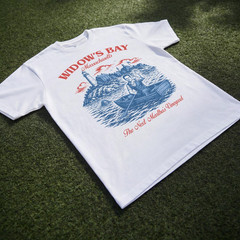 Widow’s Bay Travel T-Shirt, Funny Retro TV Graphic Tee