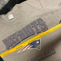 Vintage 90’s New England Patriots Shirt Single Stitch Men’s Large Tom Brady NFL