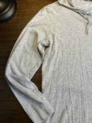 Vineyard Vines Hoodie Shirt Men Medium Lightweight Pullover Whale Logo Gray