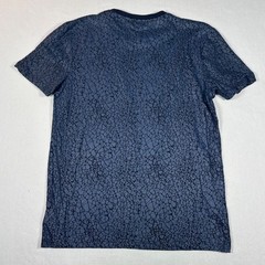 Eleven Paris Mens Blue Nights Cracked Graphic Abstract Print T-Shirt Size M