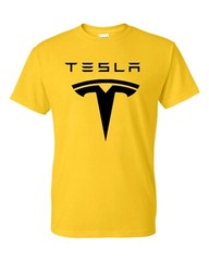 Tesla Motors Emblem T-Shirt New Unisex S-XL Sizes 7-Colors