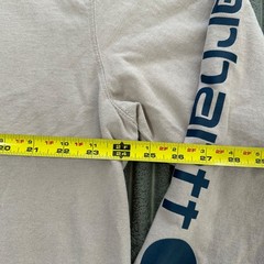 Carhartt Mens K231 Workwear XLT Tall Gray Long-Sleeve Graphic Logo T-Shirt