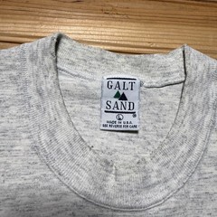 Vintage 90s Galt Sand Golf Sports Embroidered Heather T-Shirt USA Made – Large