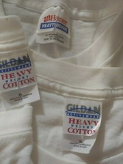 Gildan/Hanes mans white t shirts total 3 size xl