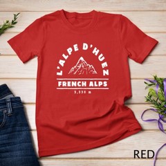 L’Alpe D’Huez Alps Mountains Gift for Cyclist Cycling Bike Unisex T-shirt