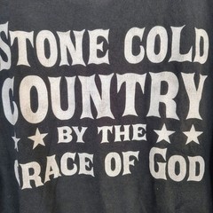 Brantley Gilbert Nation Stone Cold Country Black Graphic T-Shirt Mens Medium