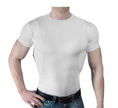 Concealment Clothes Men’S Crew Neck Undercover- Concealed Holster Carry Tops