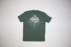 Own Boss Supply Royal Pine Green Short Sleeve Graphic T-Shirt Printed USA Mens L