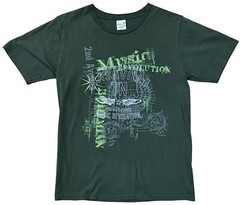 Nashville Tennessee Music Revolution Bohemian 2nd Ave T-shirt Size Medium Green