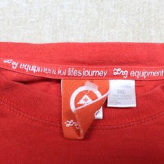 LRG Hustle and Grow T-Shirt Mens Adult 2XL Red Short Sleeve Tee