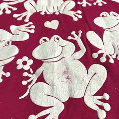 Vintage 80s Shirt Frog Gown Pullover Pink One Size Fits All Sleep Shirt Pajama