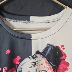 Terrifier 2 Tone Shirt Black/white Size Unknown READ Disc