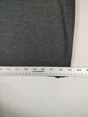 Vintage Y2K Shirt Mens Large Gray Math Print Zipper Pocket Epaulet Studded