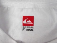 Quiksilver Men’s Large T-Shirt White Cotton Dragon Graphic QS002072Y NWT.