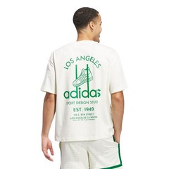 adidas Originals Sport Design Studio Jabbar Graphic Tee Ivory Basketball Unisex