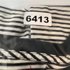 J. Crew Mens XL Sueded Jersey Striped T-Shirt Black & White Classic 100% Cotton
