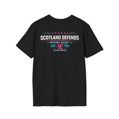 Scottish Drinking Culture Miami T Shirt World cup 2026 Graphic Print Unisex Tee