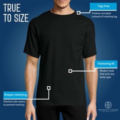 Mens Cotton Italia Print T-Shirt Ultra Soft Short Sleeve Casual Holiday Summer T