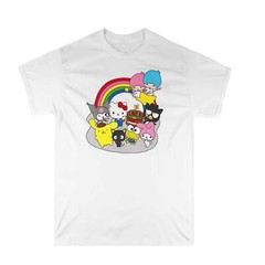 Hello Kitty and Friends Men’s White Graphic Print T-Shirt – NWT
