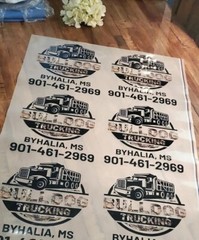 Personalised Heat Transfers Custom Iron on Patch T-shirt Garments Gang Sheets