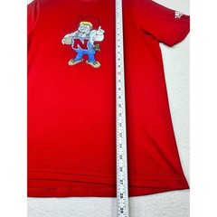 Adidas Nebraska Cornhuskers Herbie Husker Red Creator Tee Mens Medium