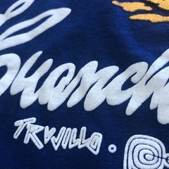 vtg 90s Huanchaco SURF Tank Top Sz Muscle Shirt Trujilla Peru Beach Sunset