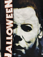 Vintage Halloween Michael Myers Shirt Mens Large Black Anvil Horror Movie Tee