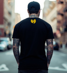 The Ghost Face Parody Black T-Shirt – Soft modern fit 90s Hip Hop tee