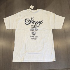 NEW XL Stussy X Nike World Tour S&S Collection Tee White