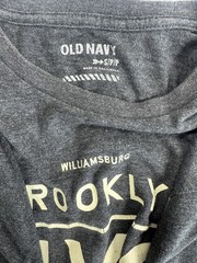 Old Navy Brooklyn NYC Men’s Gray Graphic Print Crew Neck Short Sleeve T-Shirt S