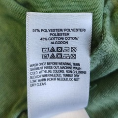 Lucky Brand Venice Burnout Henley Shirt Mens XL Green Stretch Lightweight
