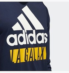 Adidas MLS Men’s Los Angeles Galaxy Creator Long Sleeve T-Shirt, Collegiate Navy