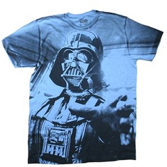 Star Wars Hand Of Vader Men’s Black/Blue Graphic Print T-Shirt – NWT