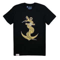 T Shirt Spyderpunk Snake & Anchor Tee Custom Printed Unisex Label Made In USA