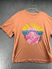 Van Halen Live 1982 Tour Tee Mens L Distressed Band T-Shirt Concert Vintage Look