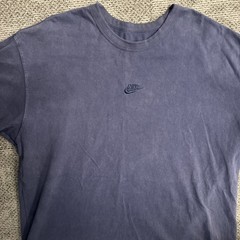 Nike Max90 Premium Essentials T-shirt Men XL Oversized Blue DZ2898 493 SS Tee