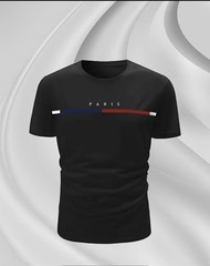 5 Pack Men’s Graphic T-Shirts Crew Neck Short Sleeve Casual Polyester Tees S-3XL