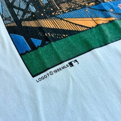 Vintage 1989 Battle of the Bay World Series T Shirt MLB USA Large