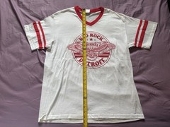 Kid Rock Shirt Mens XL White Red Detroit Michigan Badass Rock Band Tour Concert