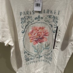 Doe Paris Market Graphic T-Shirt Women’s XL Streetwear NWT