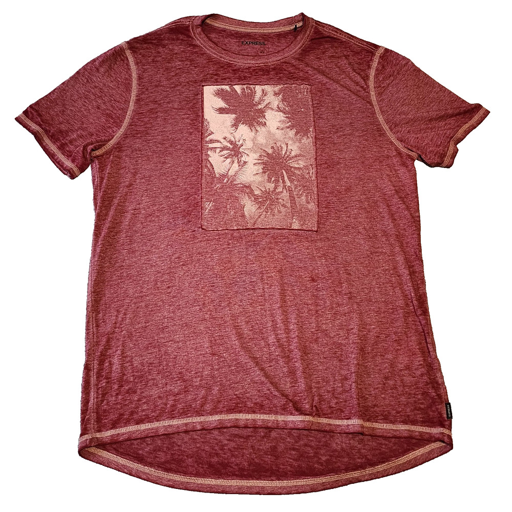 Red Men’s Express Palm tree T-shirt