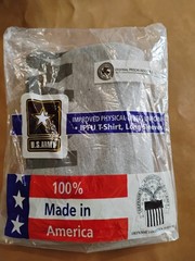 2 Packs! US ARMY GREY PT LONG SLEEVED T-Shirt PTU Size Small
