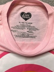 Care Bears Pink Halloween Graphic Print T Shirt Mens Size XL