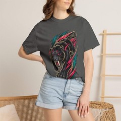 Retro Sport Saber Panther T-Shirt Graphic