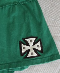 Vintage Ablanche Graphic T-Shirt Green Y2K MMA Spade Lion Brass Knuckles Mens 3X