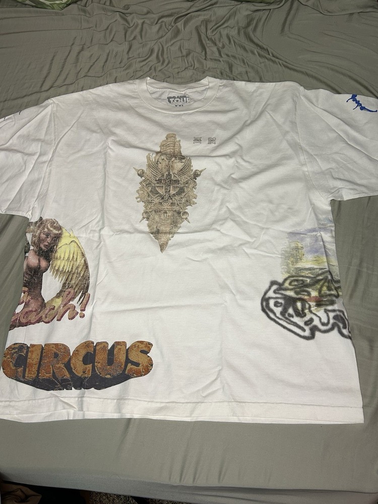 Travis Scott Utopia Tour T-Shirt Mens XXL I Can See The Future Circus Maximus